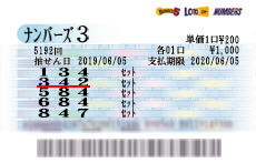 当せん券